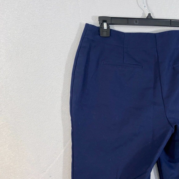 Chicos Pants Womens 0.5 Blue Dark Pockets High Waisted Flared Business Casual - Picture 11 of 14
